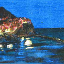 Natale Addamiano - Manarola by night