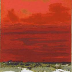 Natale Addamiano - Murgia al tramonto