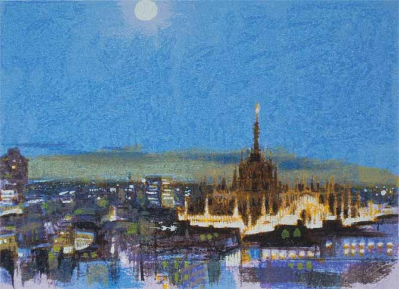 Natale Addamiano - Il Duomo dopo la pioggia