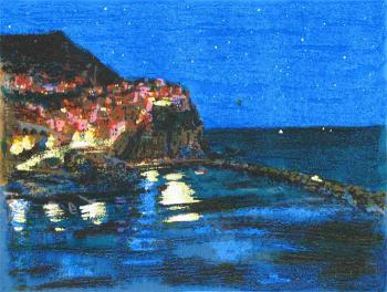 Natale Addamiano - Manarola by night
