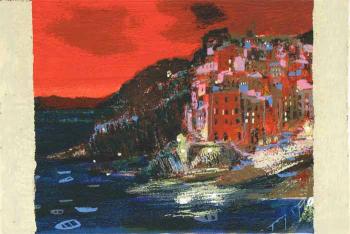Natale Addamiano - Riomaggiore dalla finestra